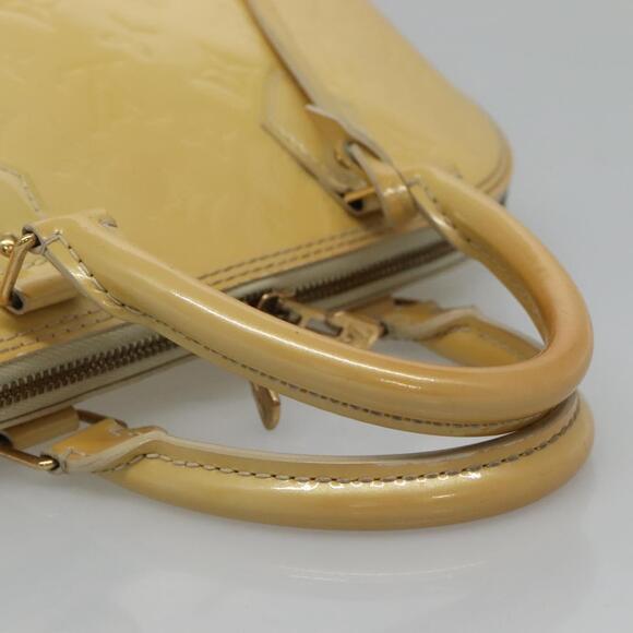 LOUIS VUITTON Monogram Vernis Alma PM Hand Bag Broncorail M91445 - Picture 7 of 16